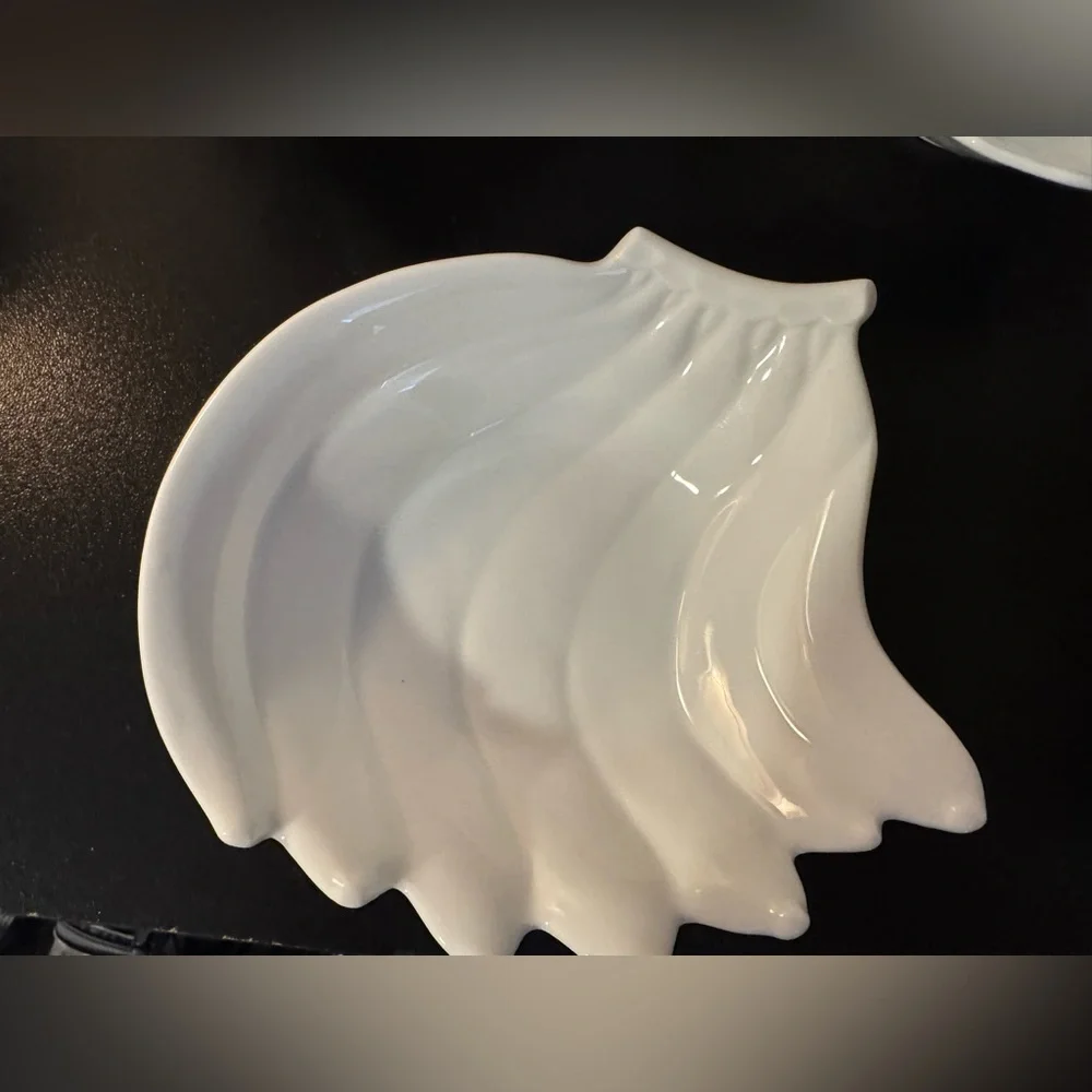 Vintage Shoei China White Ceramic Fruit Serving Dishes - Set of 6